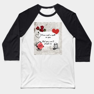 Silver Springs Lyrics Print Baseball T-Shirt